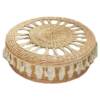 Nordic handmade straw futon cushion