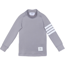 Member exclusive offer] THOM BROWNE childrens four-stripe lightweight long-sleeved swimsuit