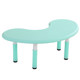 Levantar y bajar la luna creciente de aprendizaje de los niños mesas y sillas para niños engrosadas