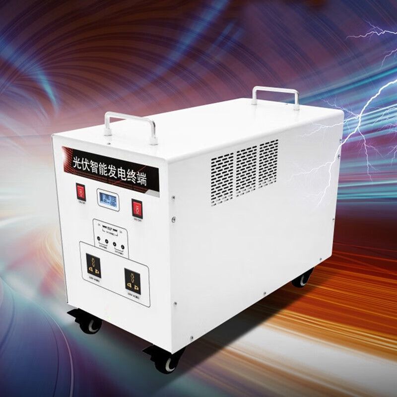 Complete Set of Small-Scale 220V Solar Power Generation Equipment for Power Shortage Areas, Photovoltaic Off-Grid Inverter Control System