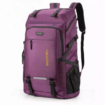 Outdoor backpack for men's large capacity travel hiking bag