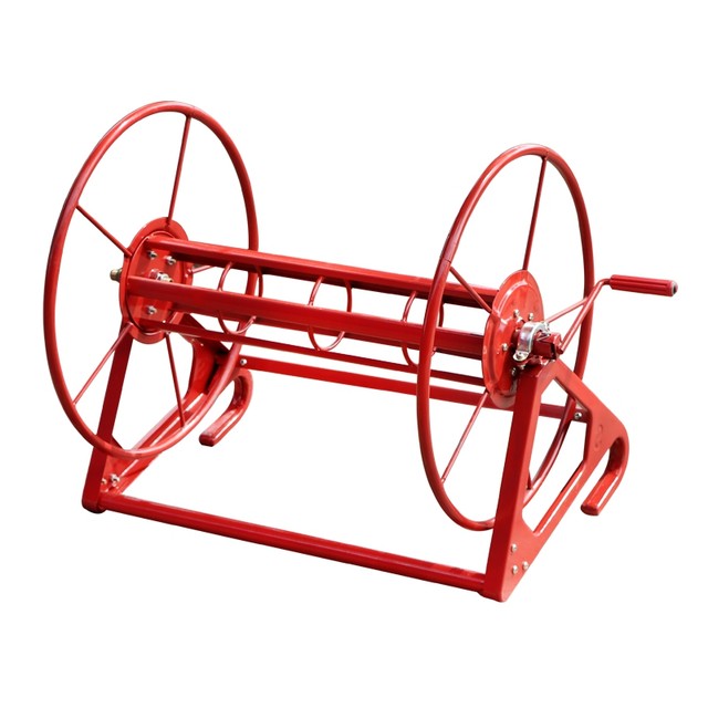 Agricultural high-pressure spray pipe winding rack