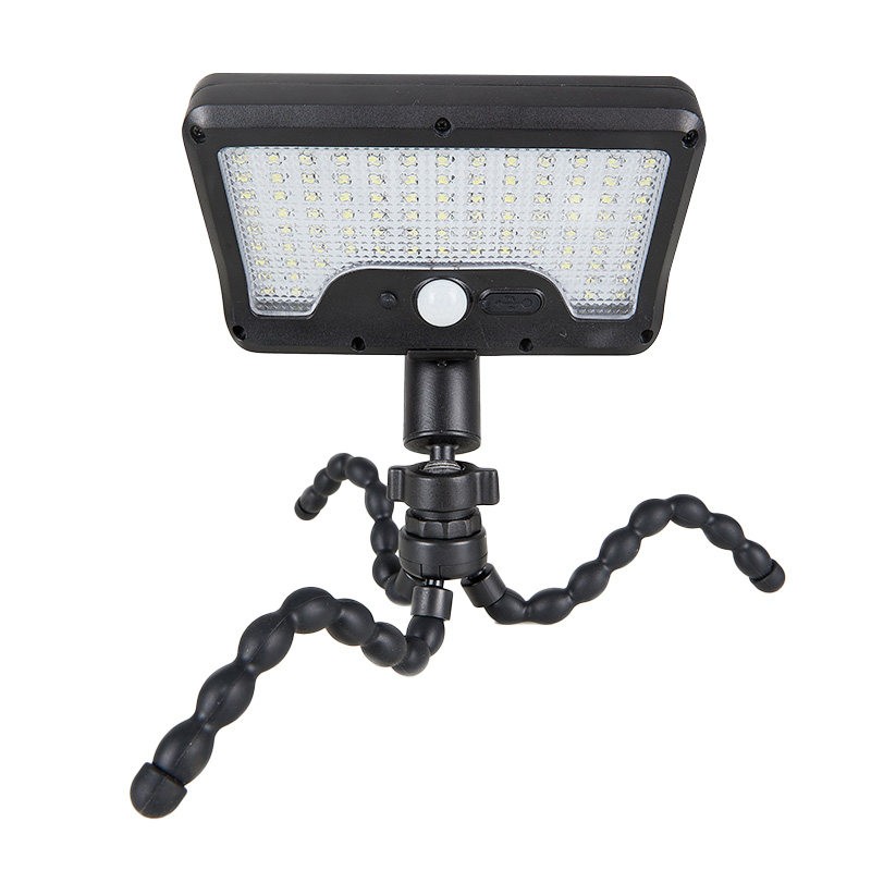 Solar human body sensing super bright garden clip light