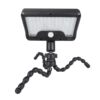 Solar human body sensing super bright garden clip light