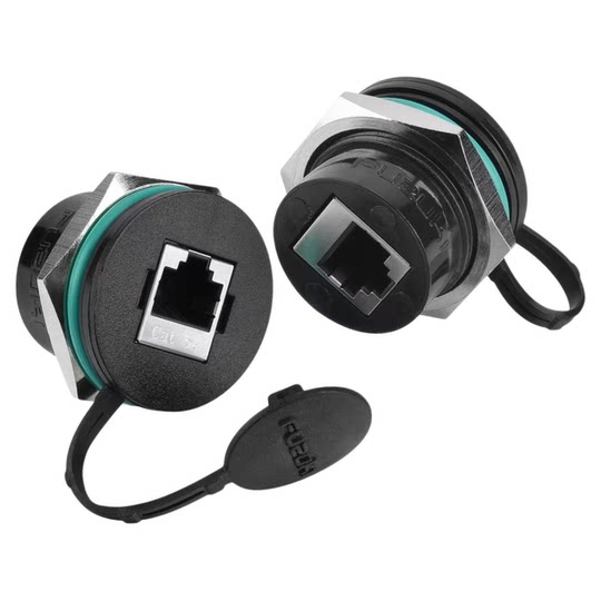 FUZUKI富崎MSDD90401S-CAT5E超五类网线对插接头网口转接头以太网连接器母座超六类网速快维修服务面板接口