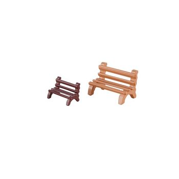 Garden chairs square chairs sand table building model material heart-shaped park chair model shopping mall chair bench