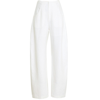 Xia moka ໃສ່ໂສ້ງຂາຍາວ linen a4