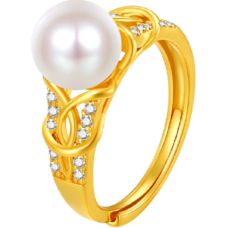 Mengjinyuan S925 silver ring with live sparkling zircon