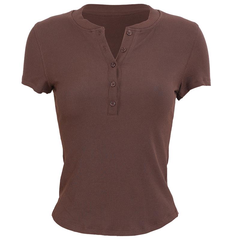 Yoga short-sleeved fitness clothes, tight slimming sports tops