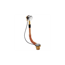 (Self-operated) American standard bathtub drain accessories copper rotating extended bounce foot drain pipe 9601 9618