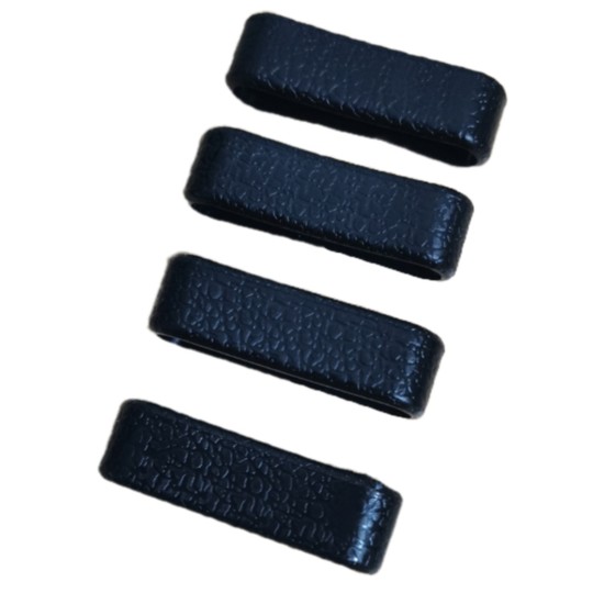 皮带圈环圈黑色简约套圈套环皮带配件高档裤带男士腰带尾部固定环