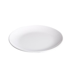 Melamine plate imitation porcelain plastic round dish plate restaurant commercial hotel hotel special white self-service round plate bone plate