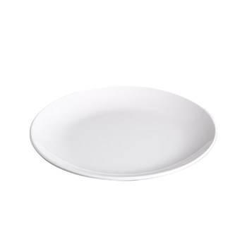 Metamine imitation porcelain plastic disc restaurant bone disc commercial