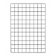 Black bold mesh grid photo guardrail hanging