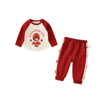 Girls suits autumn clothes 2024 new fashionable baby clothes baby T-shirt sweatpants two-piece set spring and autumn trend