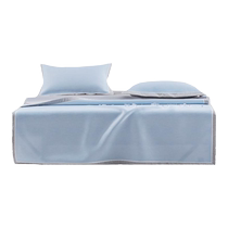 Mengjie ice silk mat set of two or three pieces washable air-conditioned mat summer student dormitory mat bed sheet summer mat