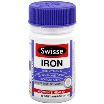 Swisse iron supplement tablets ບຳລຸງຜິວໃຫ້ຂາວກະຈ່າງໃສ