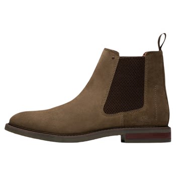 Clarks short boots british style chelsea boots men's shoes