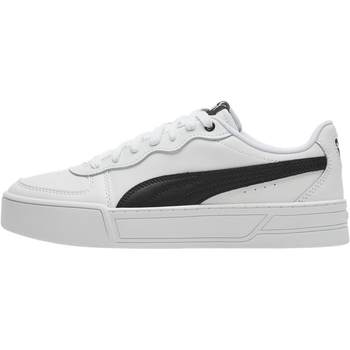 Women's thick-soled tennis style white shoes puma