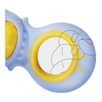 (New Products Originated) Baby tooth rubber grinding tooth stick baby toy bites Bite Bag Le Fruit Coter