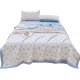Cotton double-layer yarn Xinjiang cotton summer quilt four-piece set