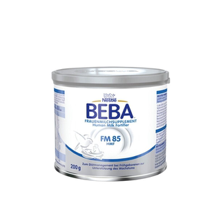 德国雀巢贝巴BEBA FM85早产儿低体重母乳强化剂营养剂添加剂200克
