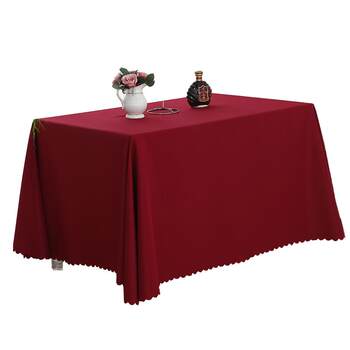 Red company hotel banquet sign-in cold dining tablecloth Red company hotel banquet sign-in cold dining tablecloth