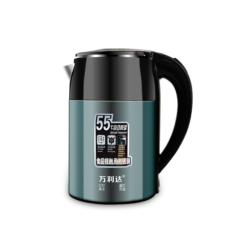 Wanlida insulated electric kettle kettle household large capacity 2.5 liter automatic power off stainless steel insulation
