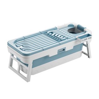 Household foldable bathtub