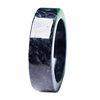 Authentic A goods flat black square ring jade ring ring