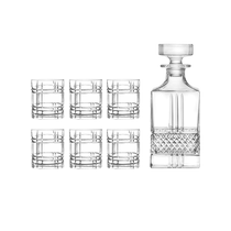 (Self-operated) RCR Italian imported glass wine glass whiskey crystal glass set gift box set