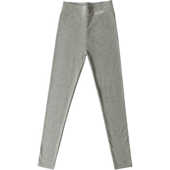 Autumn pure cotton plus velvet gray leggings for outer wear Autumn pure cotton plus velvet gray leggings for outer wear