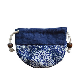 Handmade sachet bag mirror bag drawstring coin jewelry storage