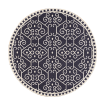 (Self-operated) KENZAKI 100% pure New Zealand wool carpet bedroom living room bedside blanket round