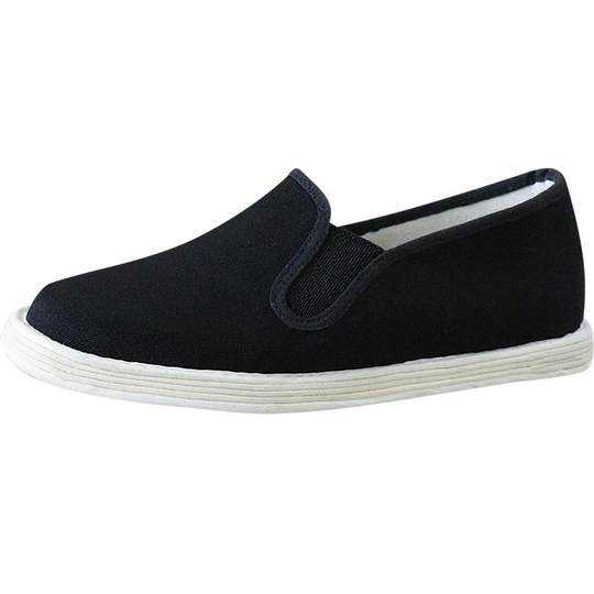 男童布鞋老北京千层底春秋中小学生黑色男舞蹈鞋透气宝宝童鞋女童