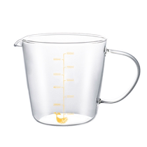 玻璃量杯带刻度耐高温厨房烘焙计量水杯家用食品级大容量打蛋杯子