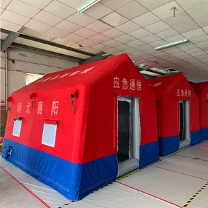 Наружная большая палатка для аварийно-спасательных и пожаротушения, надувная палатка для оказания помощи при стихийных бедствиях, медицинская и медицинская палатка для аварийно-спасательных учений