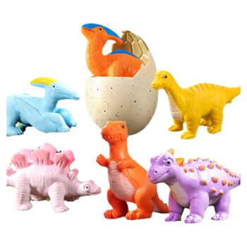 Dinosaur eggs soaked in water hatch into large blind boxes
