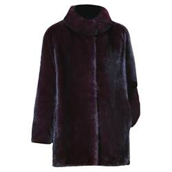 Haining fur coat women's mink coat short full mink 2023 ລະດູຫນາວໃຫມ່ stand-up collar ແມ່ອາຍຸກາງຄົນ fur ເຄື່ອງນຸ່ງຫົ່ມຂອງແມ່ຍິງ