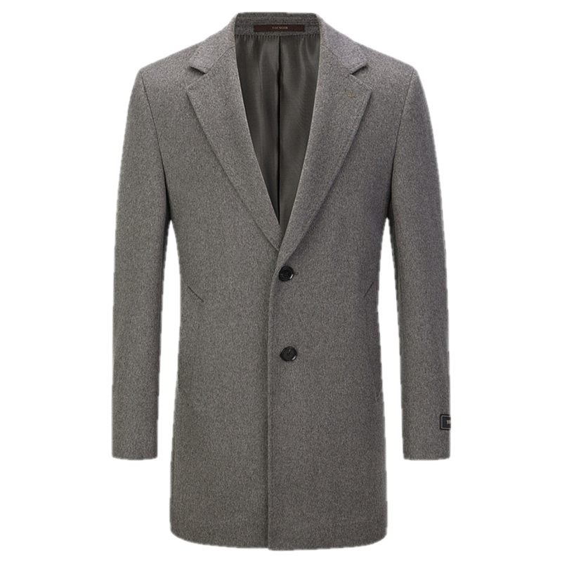 Yager men's coat autumn and winter new official business casual wool coat coat men
