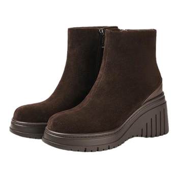 Sf retro winter round toe short martin boots