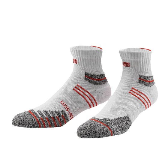 [Cursor Short Tube] Someone Uzis actual combat professional basketball socks male elite anti -slip training towel bottom sports socks