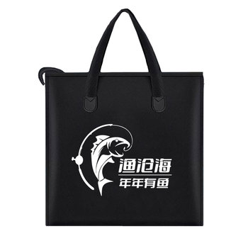 Thick waterproof large-capacity folding fish protective bag for fishing