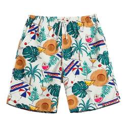 Beach pants men's swimming trunks men's five-point anti-embarrassment quick-drying shorts can be entered into the water loose style hot springs and the beach