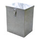 Motorcycle bumper toolbox stainless steel