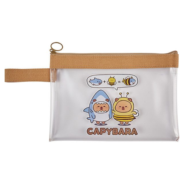 TPU large capacity zipper type transparent waterproof bag