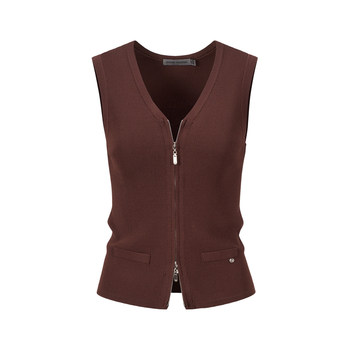 Giovanni valentino sleeveless cardigan vest