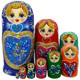 10-layer hand-painted matryoshka doll birthday gift 069