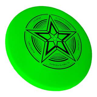 Professional competitive luminous frisbee illuminates the entire disk
