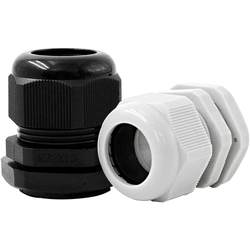 Nylon plastic cable waterproof connector sealed terminal fixed Ge Gelan head lock female stuffing box M16PG7/9
